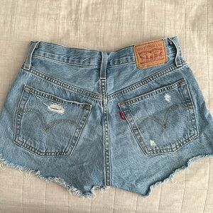 501 Levi Jean Shorts